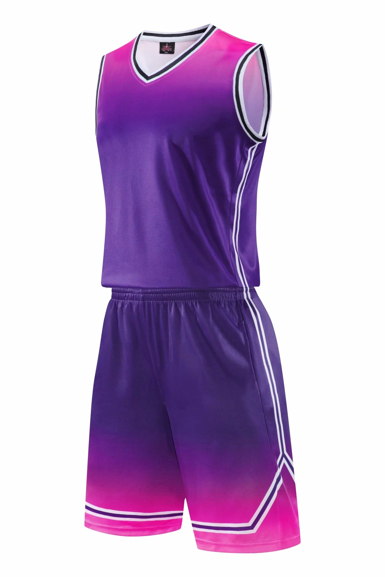 Gradient Basketball Uniform Sport Suit